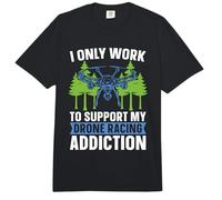 I Only Work to Support My Drone FPV Quadcopter Drone Racing Comfort Colors Adult Heavyweight T-Shirt