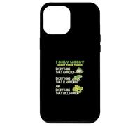 I Only Worry About Three Things Motivational Quote Frog Case for iPhone 12 Pro Max