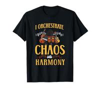I Orchestrate Chaos Into Harmony Music Teacher Conductor T-Shirt