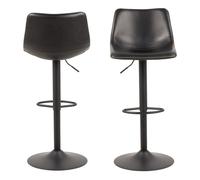 Indoor Furniture Group Furniture To Go Oregon Bar Stool In Black, Black