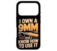 I Own A 9mm And I Know How To Use It Crochet Hook Case for iPhone 17 Pro