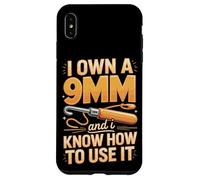 I Own A 9mm And I Know How To Use It Crochet Hook Case for iPhone XS Max