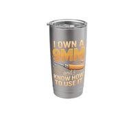 I Own A 9mm and I Know How to Use It Crochet Hook Stainless Steel Insulated Tumbler