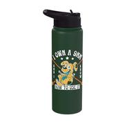 I Own A 9MM and Know How to Use It Stainless Steel Insulated Water Bottle