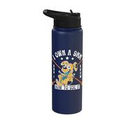 I Own A 9MM and Know How to Use It Stainless Steel Insulated Water Bottle