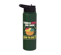 I Own A 9MM and Know How to Use It Stainless Steel Insulated Water Bottle