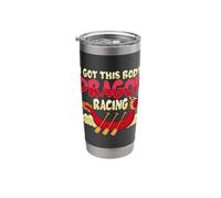 I Paddle with Dragons Design for a Dragon Boat Paddler Stainless Steel Insulated Tumbler