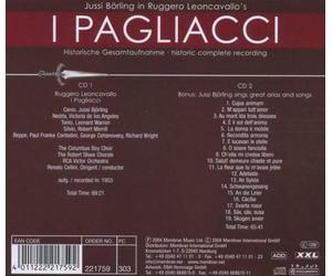 I PAGLIACCI - LEONCAVALLO,R. 2 CD NEW LEONCAVALLO,RUGGIERO