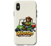 I Pass Gas at the Campsite Bear Camping Golf Cart EV Lover Case for iPhone X/XS