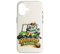 I Pass Gas Before 9am Grandpa Fathers Day Golf Cart EV Lover Case for iPhone 16