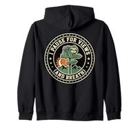 I Pause For Views And Breath Sloth Hiking Zip Hoodie