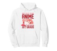 I Pause My Anime To Graduate 1st Grade Graduation girls Red Pullover Hoodie