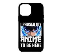 I Paused My Anime To Be Here Funny Manga Japanese Cartoons Case for iPhone 12 mini