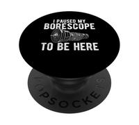 I Paused My Borescope To Be Here Aircraft Mechanic PopSockets Adhesive PopGrip