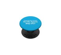I Paused My Game But My Agents Ship 24/7 - Tech Humor PopSockets Adhesive PopGrip