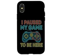 I Paused My Game to Be Here - Controller Case for iPhone X/XS