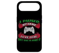 I Paused My Game To Be Here Don't Make Me Regret It Gamer Case for iPhone Air