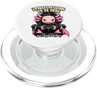 I Paused My Game To Be Here Funny Axolotl Gamer Gift Tee PopSockets PopGrip for MagSafe