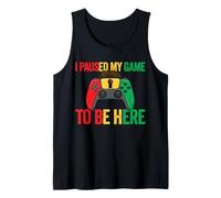 I Paused My Game To Be Here Video Game Juneteenth Tank Top