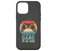 I Paused My Game To Be Here Vintage Gamer Retro Design Case for iPhone 12 mini
