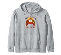 I Paused My Game To Rage Eat Pie Gamer Thanksgiving Zip Hoodie