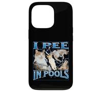 I Pee In Pools Funny Offensive Cat Meme Bootleg Graphic Case for iPhone 13 Pro