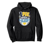 I PEE WHEN I SLEEP Funny Heavy Sleeper Bedwetter Quote Pullover Hoodie
