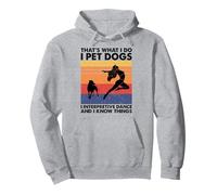 I Pet Dogs I Interpretive Dance, Expressive Dance Lover Pullover Hoodie