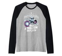 I Photograph Things a Trillion Miles Away Astrophotography Raglan Baseball Tee