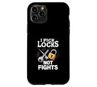 I Pick Locks Not Fights Locksmith Quote Case for iPhone 11 Pro
