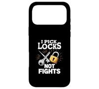 I Pick Locks Not Fights Locksmith Quote Case for iPhone 17 Pro Max