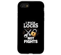 I Pick Locks Not Fights Locksmith Quote Case for iPhone SE (2020) / 7/8