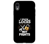 I Pick Locks Not Fights Locksmith Quote Case for iPhone XR