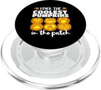 I Pick The Coolest Pumpkins! Funny Pumpkin Picking PopSockets PopGrip for MagSafe