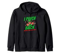 I Pinch Back Harder Than Last Year St Patricks Day Funny Zip Hoodie