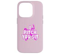 I Pitch You Sit T Shirt Softball Pitcher Case for iPhone 14 Pro