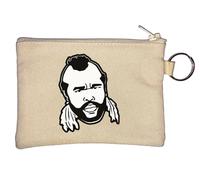 I Pitty The Fool Key Chain Coin Purse Beige