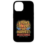 I Plant Hope And Harvest Resistance Solarpunk Gardening Case for iPhone 14
