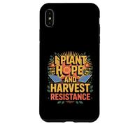 I Plant Hope And Harvest Resistance Solarpunk Gardening Case for iPhone XS Max