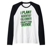 I Plant Like A Scientist Raglan Baseball Tee
