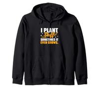 I Plant Stuff Sometimes It Even Grows An Agronomy Agronomist Zip Hoodie