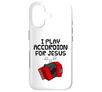 I Play Accordion For Jesus, Accordionist Church Musician Case for iPhone 17