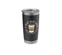 I Play Best When Caffeinated Piano Pianist Coffee Funny Stainless Steel Insulated Tumbler