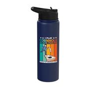 I Play Cornhole Because Punching People - Cornhole Stainless Steel Insulated Water Bottle