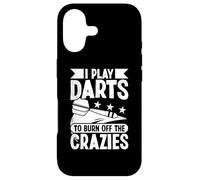 I play darts to burn off the crazies - Darts Case for iPhone 17