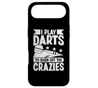 I play darts to burn off the crazies - Darts Case for iPhone Air