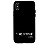 I Play For Myself Assult Class Self Centered Funny Gamer Case for iPhone X/XS