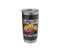 I Play Guitar and I Know Things Electric Guitars Stainless Steel Insulated Tumbler