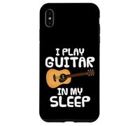 I Play Guitar In My Sleep, Acoustic Guitarist Musician Funny Case for iPhone XS Max