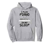 I Play Piano In My Sleep, Pianist Musician Sarcasm Funny Pullover Hoodie
